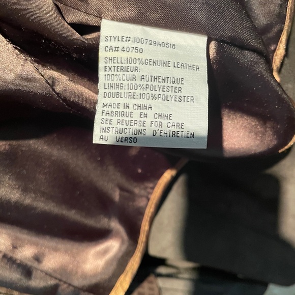 Guillaume Brown Snake Embossed Leather Blazer - Sz S - Picture 7 of 8